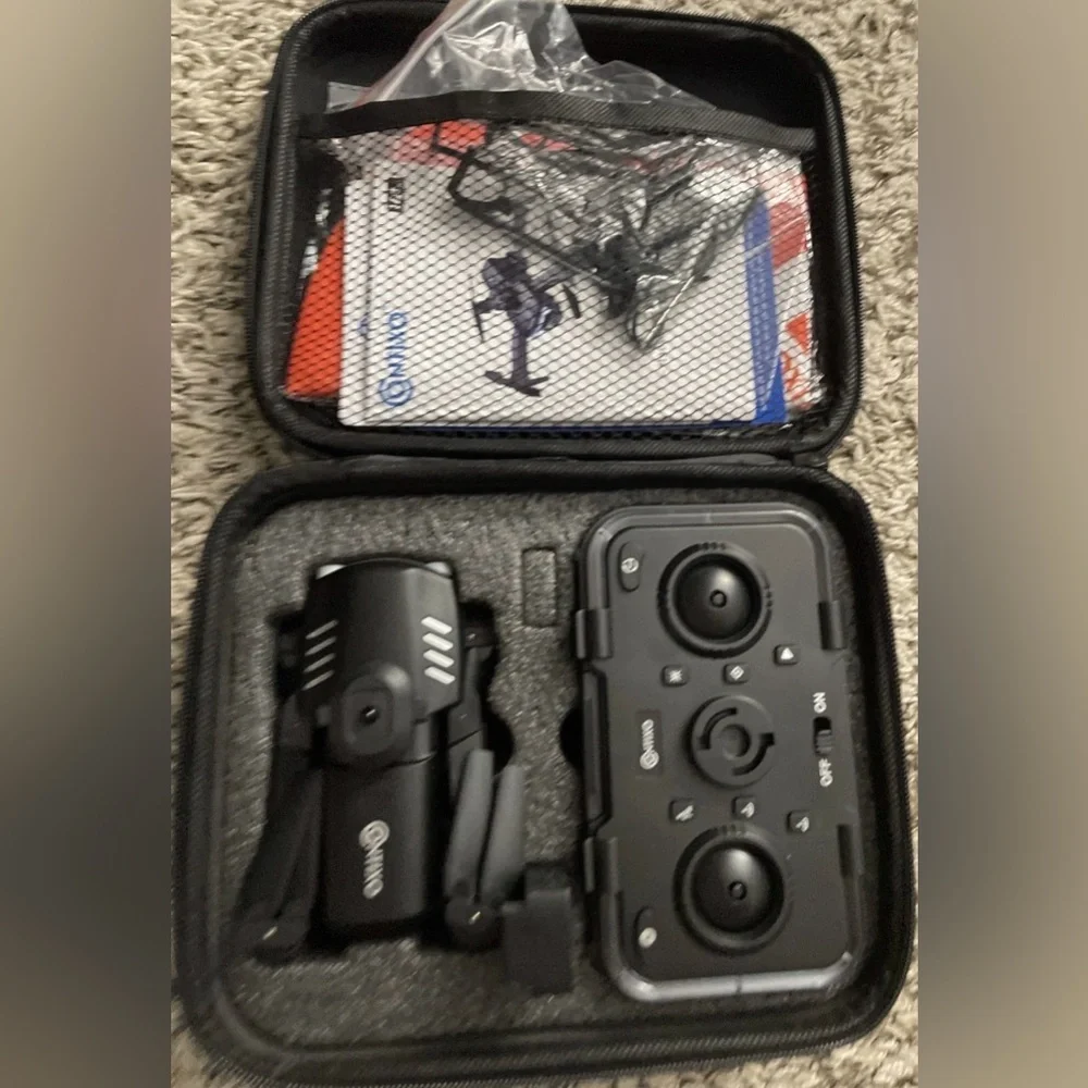 F19 Black Foldable Camera Drone